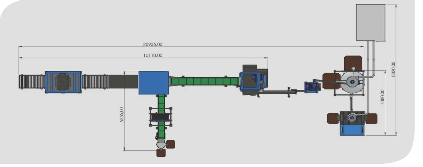 Solar-Panels-Linie mit Delaminator