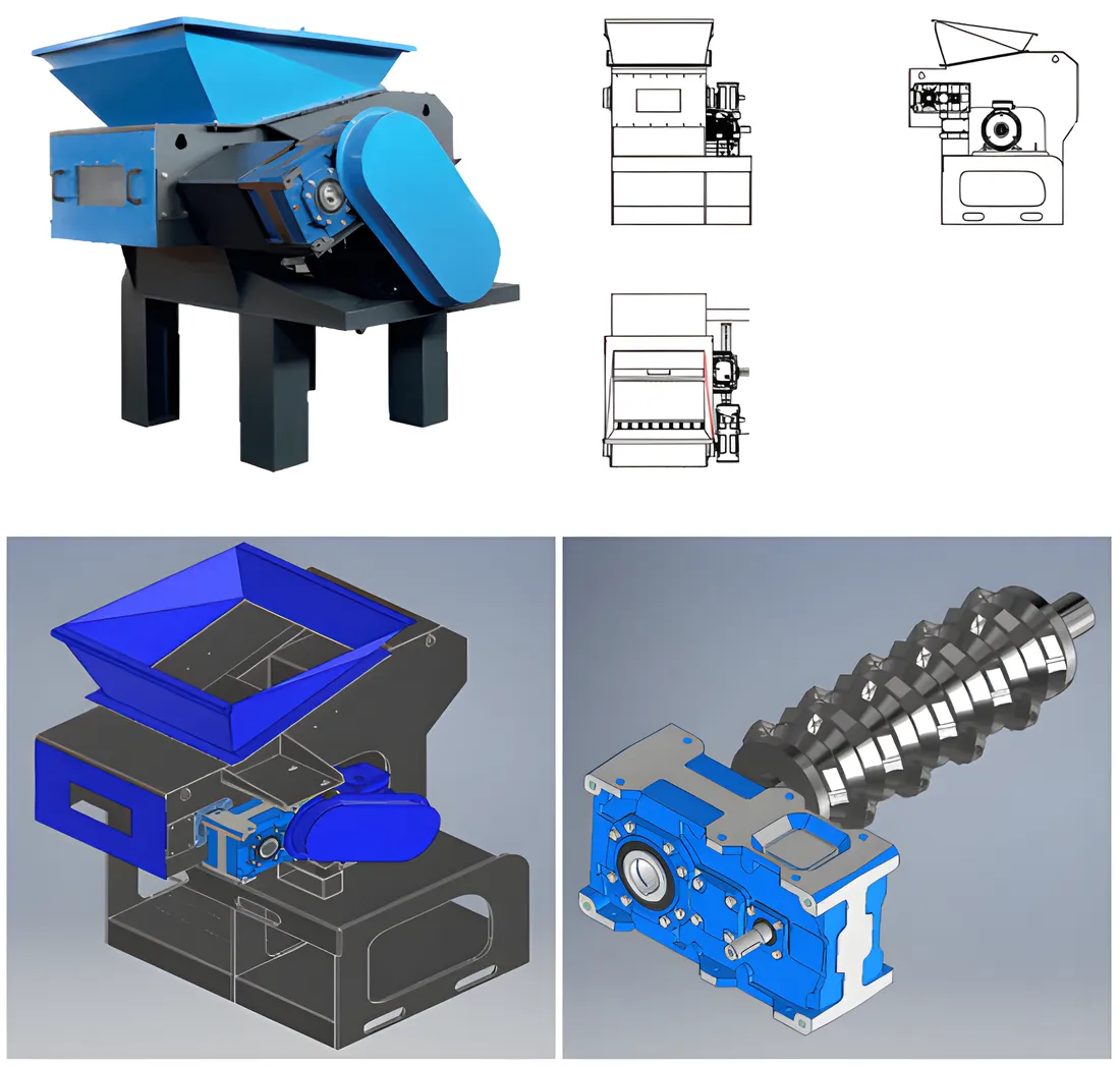Shark 800 technical drawings